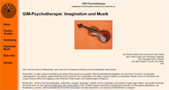 Desktop Screenshot of gim-psychotherapie.de