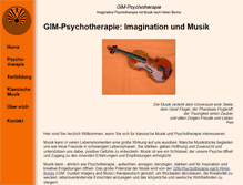 Tablet Screenshot of gim-psychotherapie.de